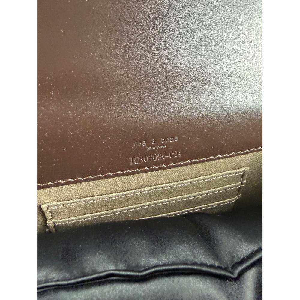 Rag & Bone Womens Crossbody Bag Atlas Leather Brown Small RB03096-024 - Picture 6 of 9